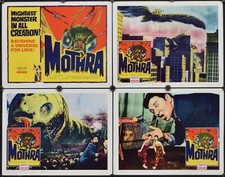 MOTHRA 1962 Authentic 11X14 MOVIE LOBBY CARD SET FURANKI SAKAI HIROSHI KOIZUMI picture