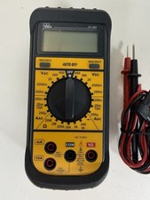 IDEAL 61-360 Test-Pro Digital Multimeter Voltmeter CAT III 600V Tester W/ Leads picture