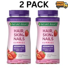 Nature's Bounty Hair Skin & Nails Gummies 90 Ct (Pack of 2) picture