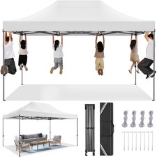 10x15FT Pop up Canopy Tent Heavy Duty, Easy Set-up Commercial Outdoor Party Tent picture