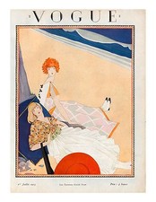 Vogue Paris, Reprints, 4 isues Jul 1923, Mar, Oct, Aug 1922 Fashion Drawings picture