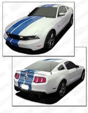 Ford Mustang 2010-2012 Pre-cut Top Double Stripe Set Decals (Choose Color) picture