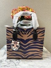 Furla Tiger Striped Leather Small Tote Bag - Rare NWT w/ Tiger Hangtag picture