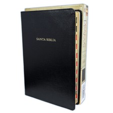 Biblia Scofield de Estudio Pastoral Reina Valera 1960 piel negro con indice picture