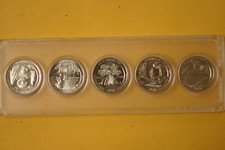 2020 W Complete 5 Quarter Set - Hard to Find - West Point V75 Privy Mark picture