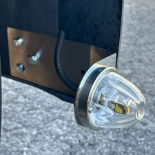 Stainless Steel Universal Bumper Light Bracket With 1 Watermelon Light Hole picture