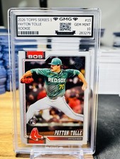 2026 Topps Series 1 Payton Tolle Rookie GMG Graded 10 Gem Mint 💎 RC #15 picture