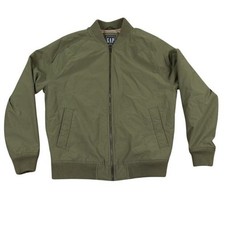 Gap Bomber Jacket Men M Olive Green Water Resistant Windproof Shell Insulated picture
