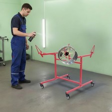 Red Heavy Duty Wheel Rim Painting Stand, Mobile Wheel Paint Stand 100*83*81cm picture