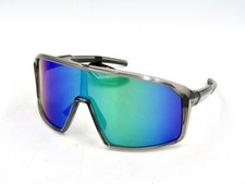 NEW Shady Rays RIVAL Smoke RI-3 Polarized Shield Sunglasses, Emerald Lens #AE18 picture