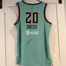 SABRINA IONESCU #20 Signed  Nike Rebel Edition XL Jersey Liberty size 52  picture