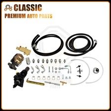 Universal Hydrobooster Hydraulic Power Brake Booster Master Disc Disc Hose Kit picture