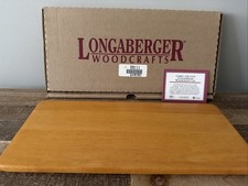 Longaberger WoodCrafts Classic Stain 6x14 SHELF for Wrought Iron SM BAKER'S RACK picture