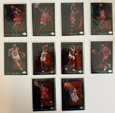 1999-00 Upper Deck NBA Legends The Best Michael Jordan #81-#90 Lot of 10 Cards picture