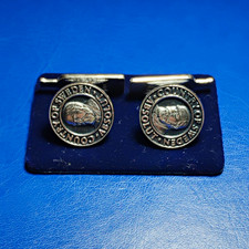 Vintage Absolut Vodka Cufflinks Country of Sweden Sporrong Men's Jewelry Used picture
