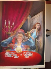 Original Drawing Firuz Askin Midnight Novel 570 Fortune Teller and the Horror picture