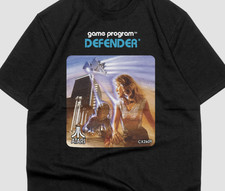 Atari Defender Retro Video Game Tee - Vintage 80s Gaming Graphic Shirt - Unisex picture