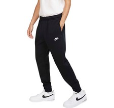 Mens Nike Swoosh Athletic Club Jogger Fleece Pants Sweatpants Black  New picture