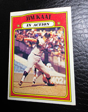 1972 Topps High # Jim Kaat #710 In Action High Series Twins HOF 🌟 🌟 🌟 25YRS  picture