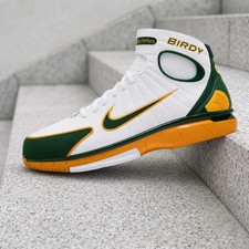 Nike Air Zoom Huarache 2K4 SB White Deep Forest Canyon Gold IW1884-100 Men's New picture