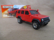 Matchbox 1-125 series #114 1994 Jeep Cherokee Sport Red 1:64 Scale Diecast picture