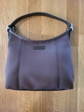 Vintage 1998 COACH Neo Crescent Bag 6219 Purple Neoprene Leather Hobo 90s Y2K picture