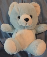 Vintage Gerber Precious Plush Blue Teddy Bear 1980s 1990s picture
