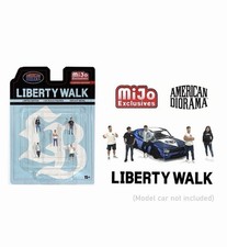 American Diorama M&J Exclusive Team Liberty Walk 5 Figure Set 1/64 Scale picture
