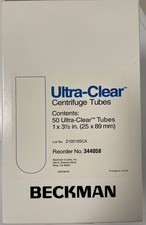 Beckman Ultra Clear Centrifuge Tubes 344058 1x3.5