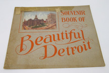 1904 Souvenir Book Of Beautiful Detroit Michigan Pictorial Booklet picture