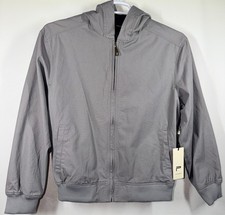 Public Supply NYC Mens Size Medium Pockets Hooded Jacket Cool Grey New Tags picture