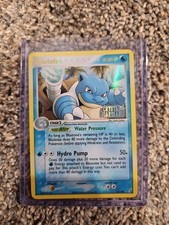 Pokemon TCG Blastoise 14/100 EX Crystal Guardians Rev. Holo LP W/Excellent Front picture