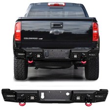 Vijay Fit 2015-2022 Chevy Colorado New Steel Rear Bumper With LED Lights picture