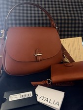 👜 Dooney & Bourke Alto Tatiana Bag #MB7635SA Brown Real Italian Leather 👜 picture
