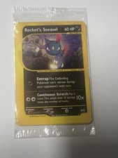 2002 Pokémon WOTC Best of Game Rocket’s Sneasel Promo #5 Sealed Pack 8 Cards picture
