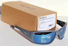 SMITH OPTICS Hookset POLARIZED Sunglasses Matte Slate/ChromaPop Blue Glass $297 picture