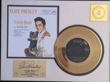 Elvis Presley 24k Plated Gold Record Loving You Framed Record 60 Of 1998 Ltd Ed picture