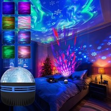 Northern Lights LED Atmosphere Projector 7 Modes Starry Rotation Projection picture