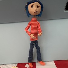 NECA Coraline Articulated Posable Doll with Striped Shirt 7