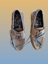 old maui brand boat shoe tan picture