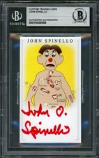 John Spinello SIGNED Creator Operation Game PCB Card Auto Beckett BAS Rare picture