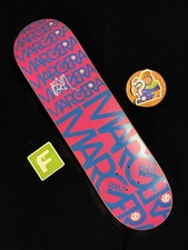 RARE SIGNED Bam Margera 2003 Pink Patterns HIM Element Skateboard Deck AUTOGRAPH picture