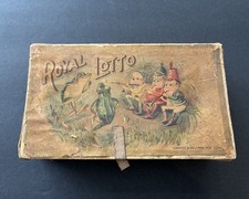 Antique Late 1800s Chaffe & Selchow Royal Lotto Game, New York ...Super Rare picture