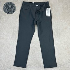 New Lululemon 32x30 EasyFive Classic Straight ONGE Gray Utilitech LM5BI2S Pants picture