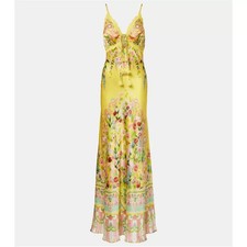 CAMILLA 2026 NEW Multi-Style Silk Printed Ruffled Sleeveless Backless Long Dress picture
