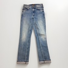 Mother Jeans The Mid Rise Dazzler Ankle Size 26 distressed Womens jeans Blue picture