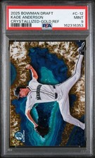 2025 Bowman Draft - Crystalized Kade Anderson #C-12 Gold Refractor /50 (RC) picture