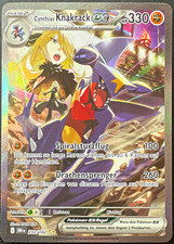 Cynthias Knakrack ex 232/182 Dark Abyss Full Art Holo DE HR KP330 picture