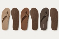Bombas Men's Sunrise Leather Flip Flop - All Sizes & Colors picture