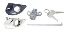 OER Chrome Diecast Trunk Lock Set With Bezel and Gasket For 1970-1973 Camaro picture